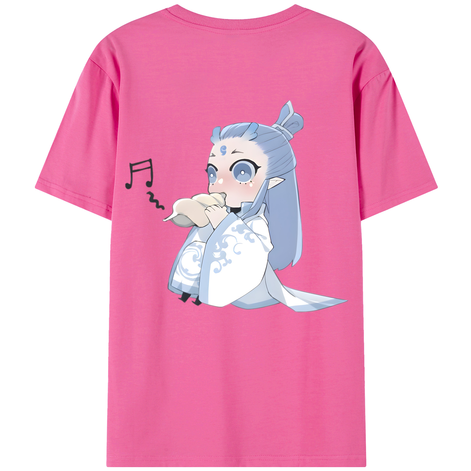 （画像用） Ne Zha 2 ナタ 魔童の大暴れ レディース半袖Tシャツ(バックプリント)